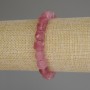 Bracciale in tormalina a cubi sfaccettati, diametro 8×8 mm, lunghezza 18 cm (elasticizzato)