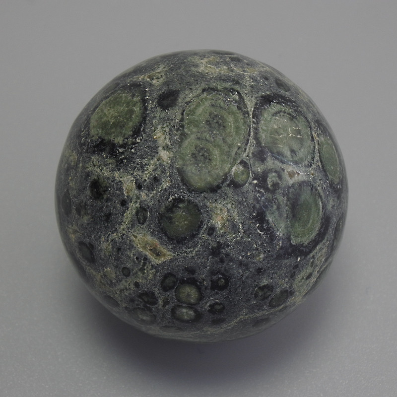 Sfera ornamentale in jasper oceanico, diametro 30 mm+