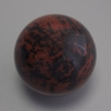 Sfera-souvenir in pietra naturale di ossidiana, diametro 30 mm+