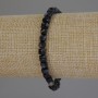 Bracciale in agata tagliata a cubi, 5×5 mm, lunghezza 18 cm ±, base elastica