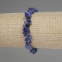 Bracciale con frammenti di sodalite, diametro 5-12×3 mm ±, lunghezza 18 cm ±, base elastica