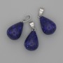 Pendente a goccia di lapislazzuli 19×13 mm ±, lunghezza 29 mm ±
