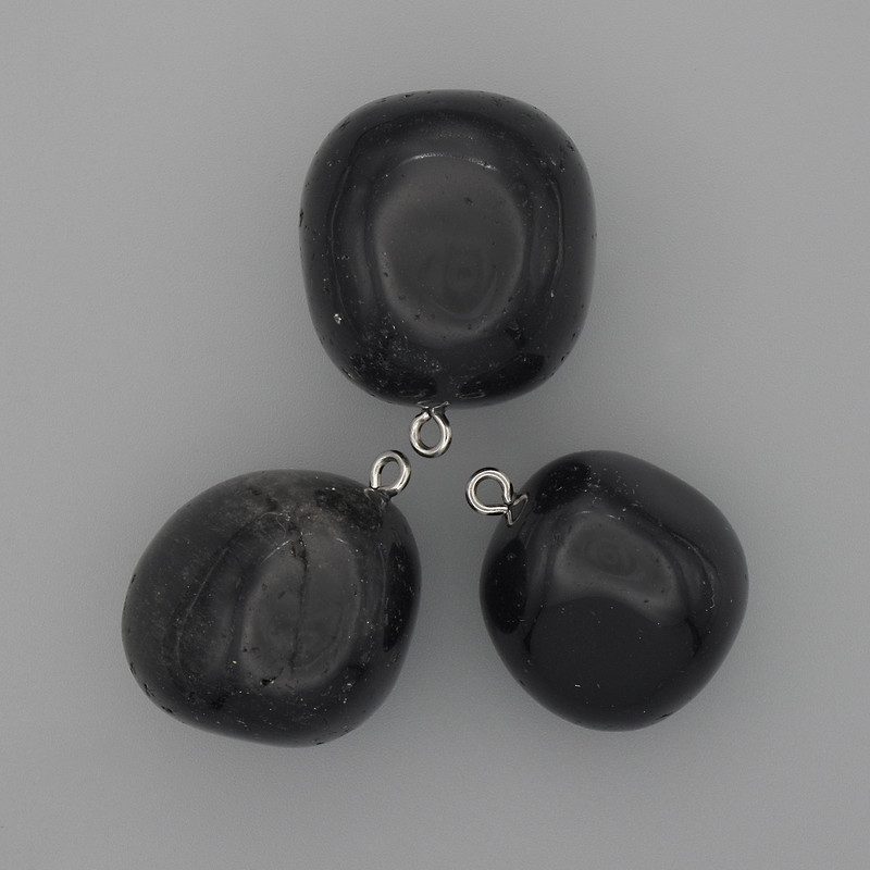 Ciondolo in agata a cubo, 20×20 mm, lunghezza circa 25 mm ±