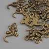 Pendente Salamandra, colore bronzo, diametro 22×12 mm ± confezione da 15 pezzi
