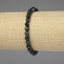 Bracciale in agata sfaccettata da 6 mm ±, lunghezza 18 cm ±, elastico