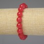 Bracciale in tormalina con sfere lisce da 10 mm +-, lunghezza 18 cm +-, elastico