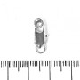Prezzo per confezione / 10 pezzi. Chiusura moschettone 14 × 5 mm