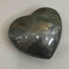 Pietra souvenir Labradorite a forma di cuore 66x60x33 mm ± peso da 173 g