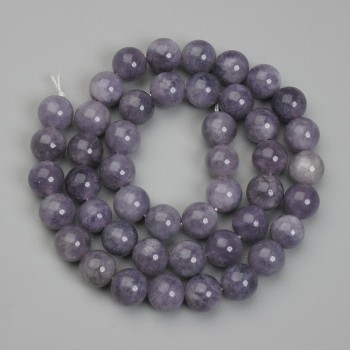 Perline di iolite a sfera, diametro 8,5 mm ±, lunghezza 38 cm ±