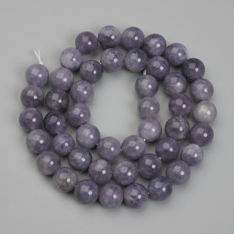 Perline di iolite a sfera, diametro 8,5 mm ±, lunghezza 38 cm ±