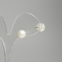 Orecchini a perno con perle d'acqua dolce, diametro 8 mm+