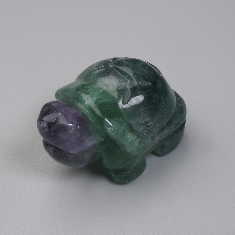 Statua-souvenir «Tartaruga» in fluorite 43×30×21 mm+