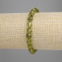 Bracciale in crisolite sfaccettato 18 cm