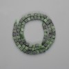Perline Zoisite cubiche, diametro 4x4 mm +-, lunghezza 39 cm +- su filo