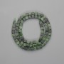 Perline Zoisite cubiche, diametro 4x4 mm +-, lunghezza 39 cm +- su filo