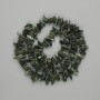 Perline di serafinite granuli 6-9-3 mm +-, lunghezza 41 cm +- su filo