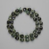 Perline di jasper oceano sfaccettate a rombi 8x7 mm +/- su filo