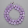 Perline Kunzite sfere lisce 10 mm ±, lunghezza 38 cm ±