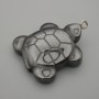 Pendente in ematite a forma di tartaruga 40×30 mm+