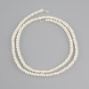 Perle d'acqua dolce, diametro 3–3,5×2 mm, lunghezza circa 36 cm, su filo