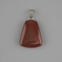Pendente in corniola a trapezio 17×21 mm, lunghezza 30 mm+