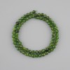 Perline Diopside pietra naturale sfera sfaccettata, diametro 5mm+-, lunghezza 38cm+