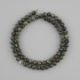 Perline Serafinite sfera sfaccettata, diametro 5,5mm+-, lunghezza 38cm+