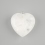 Ciondolo Cuore Cristallo di Rocca 30x30mm+