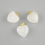 Ciondolo Cuore Cristallo di Rocca 15x15x23mm+