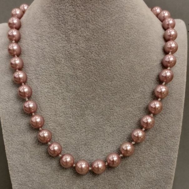 Saldo! Collana di perle Maiorca, lunghezza 48cm+- con chiusura
