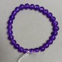 Bracciale Ametista, lunghezza 18cm+- elastico