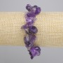 Bracciale in ametista a forma farfalla 13–24 × 5–14 mm ±, lunghezza 18 cm ±, elastico