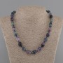 Collana Fluorite chicco 14x10mm+-, lunghezza 45cm+- con chiusura