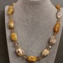 Collana Agata Cristallo boemo, lunghezza 67cm+