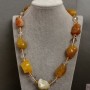 Collana Agata Cristallo boemo, lunghezza 51cm+