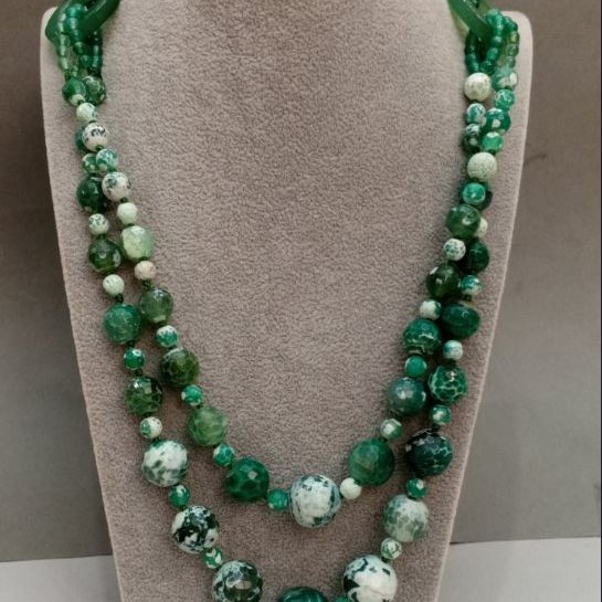 Collana Agata, lunghezza 65cm+
