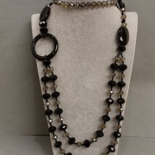 Collana Assortimento pietre, lunghezza 90cm+