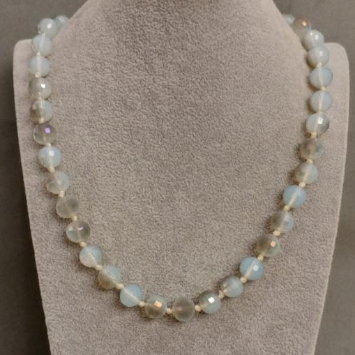 Collana Cristallo boemo, lunghezza 49cm+