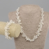 Set Perle di fiume e Cristallo boemo collana, lunghezza 49cm+- bracciale, lunghezza 19cm+- con chiusura