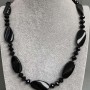 Collana lunga di pietre assortite, lunghezza 120 cm+