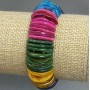 Bracciale in madreperla, lunghezza circa 18 cm, elastico
