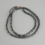 Perline Ematite rettangolo, diametro 8x4mm+-, lunghezza 40m+