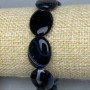 Bracciale Agata ovale, diametro 20x15mm+-, lunghezza 18cm+- elastico