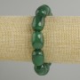 Bracciale in agata barile, diametro 18x13 mm +-, lunghezza 18 cm +-, elastico