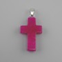 Pendente a croce in tormalina 18×26×34 mm+