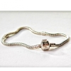Base per bracciale PANDORA 20 cm con chiusura a clip e logo
