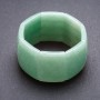 Bracciale Elite Nefrite su elastico, maglia rettangolare 4x2, 8 cm