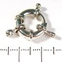 Chiusura a ciambella per perline e bracciali, grande, 12 mm