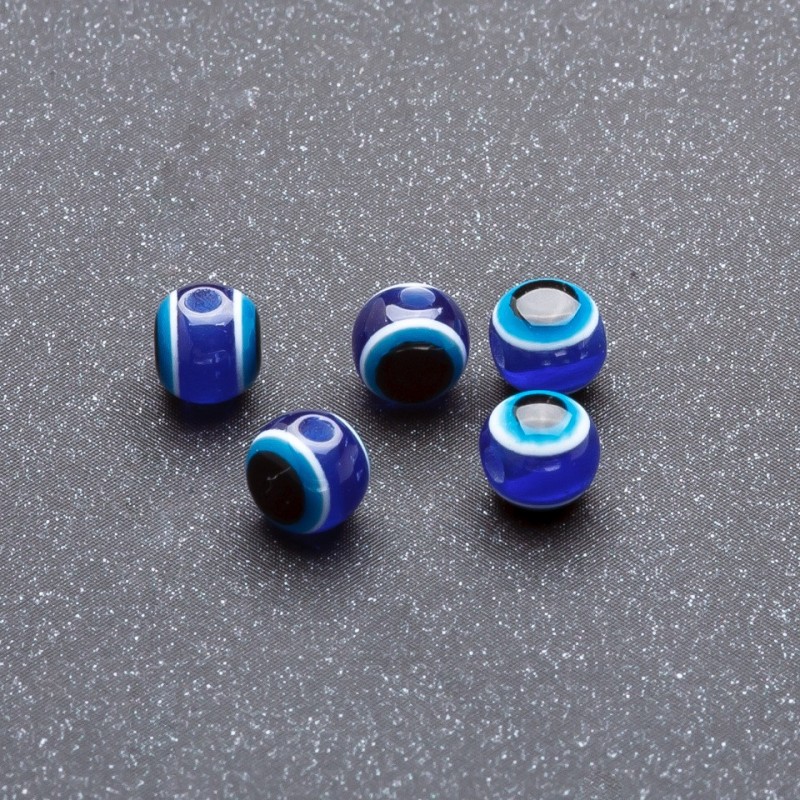Perla Occhio Nazar blu 5 mm