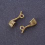 Fornitura ciondolo Tubo, colore bronzo, 2×0,6 cm, confezione da 12 pezzi